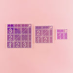 Mini Squares Ruler Set Iridescent