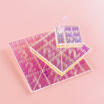 Mini Squares Ruler Set Iridescent