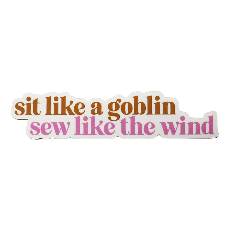 Sit Like A Goblin Sticker 5pk