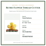 Product Specifications – Retro Flower Thread Cutter