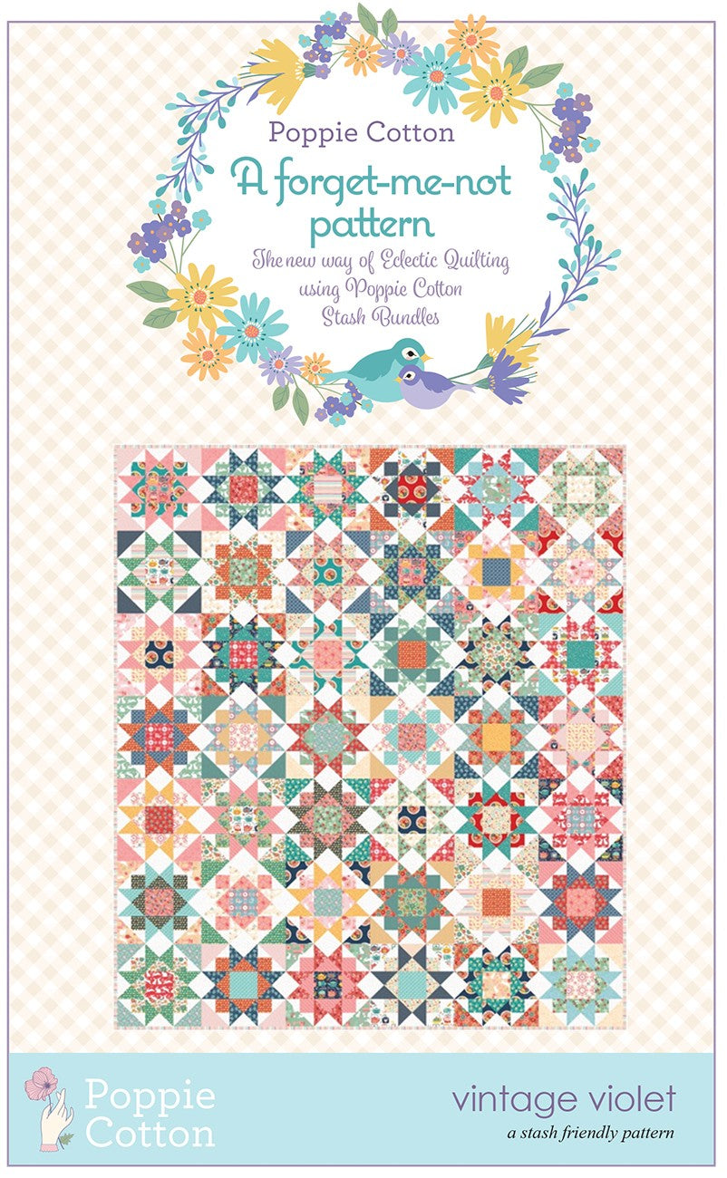Quilt Pattern Vintage Violet