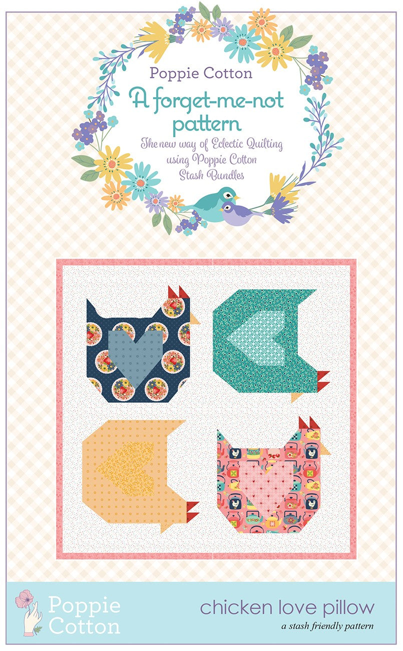 Pillow Pattern Chicken Love