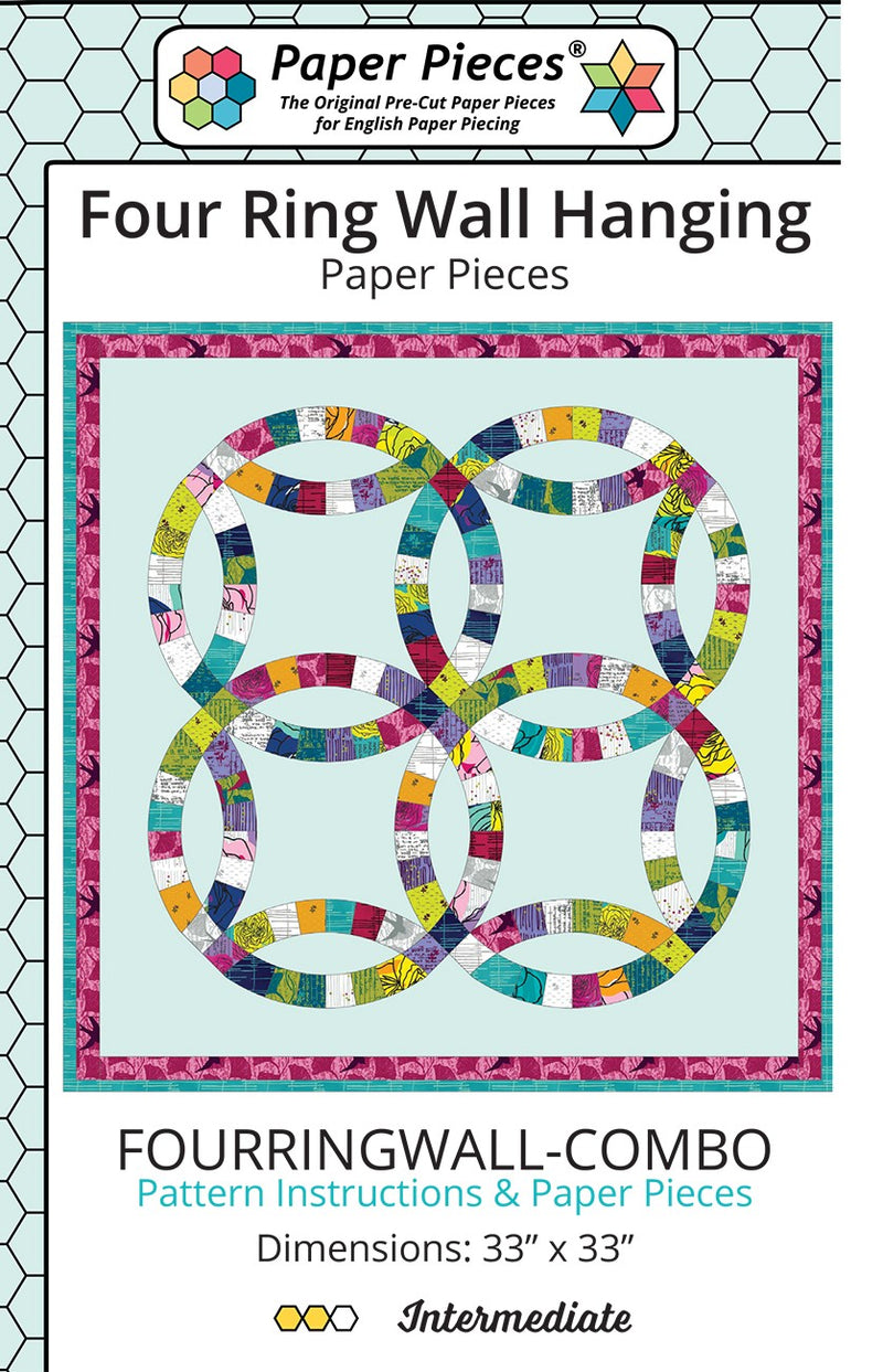 Four Ring Wall Hanging Pattern and Piece Pack