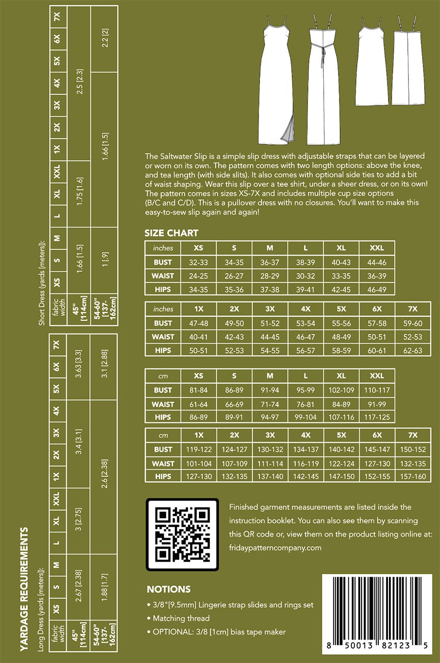 Saltwater Slip Pattern