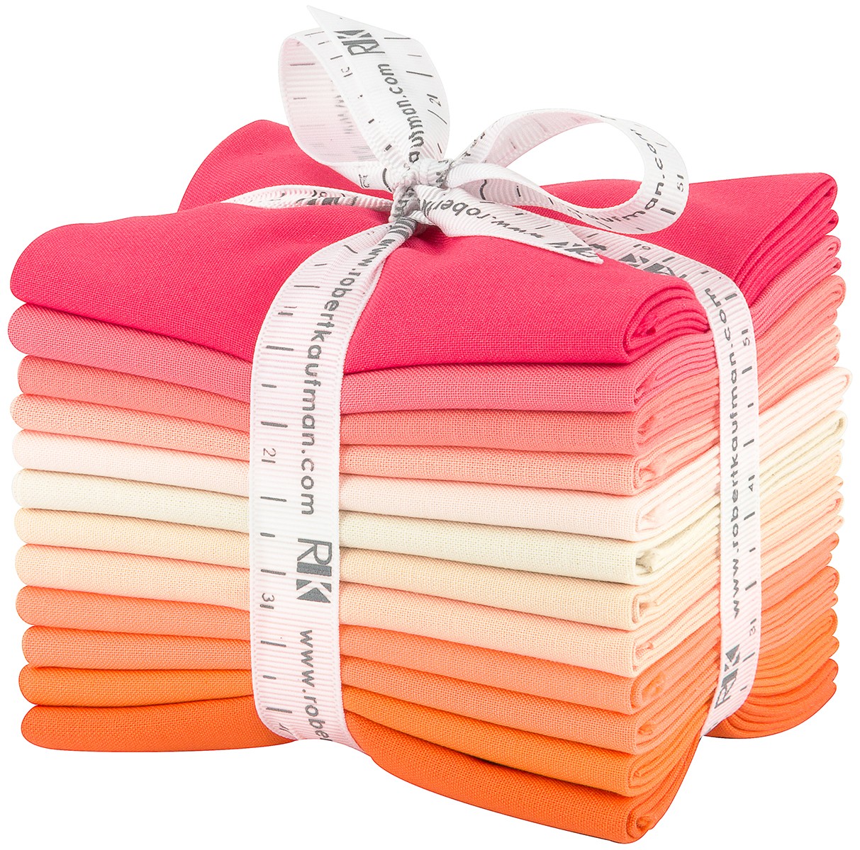 Fat Quarter Kona Cotton Melon Ball Palette, 12pcs/bundle