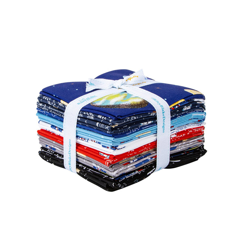 Outer Space by NASA Fat Quarter Bundle, 18pcs