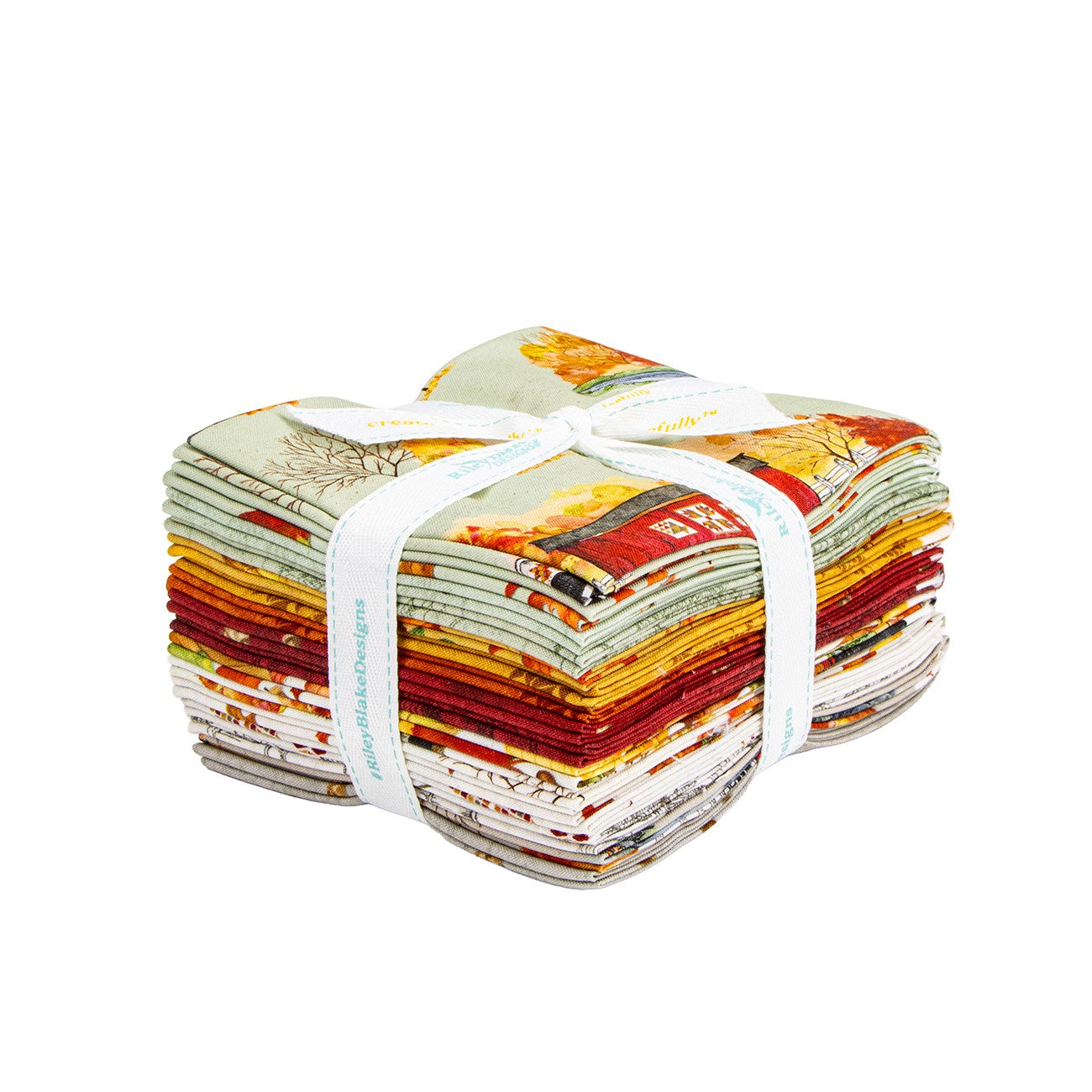 Covered Bridges in Fall Fat Quarter Bundle, 16pcs