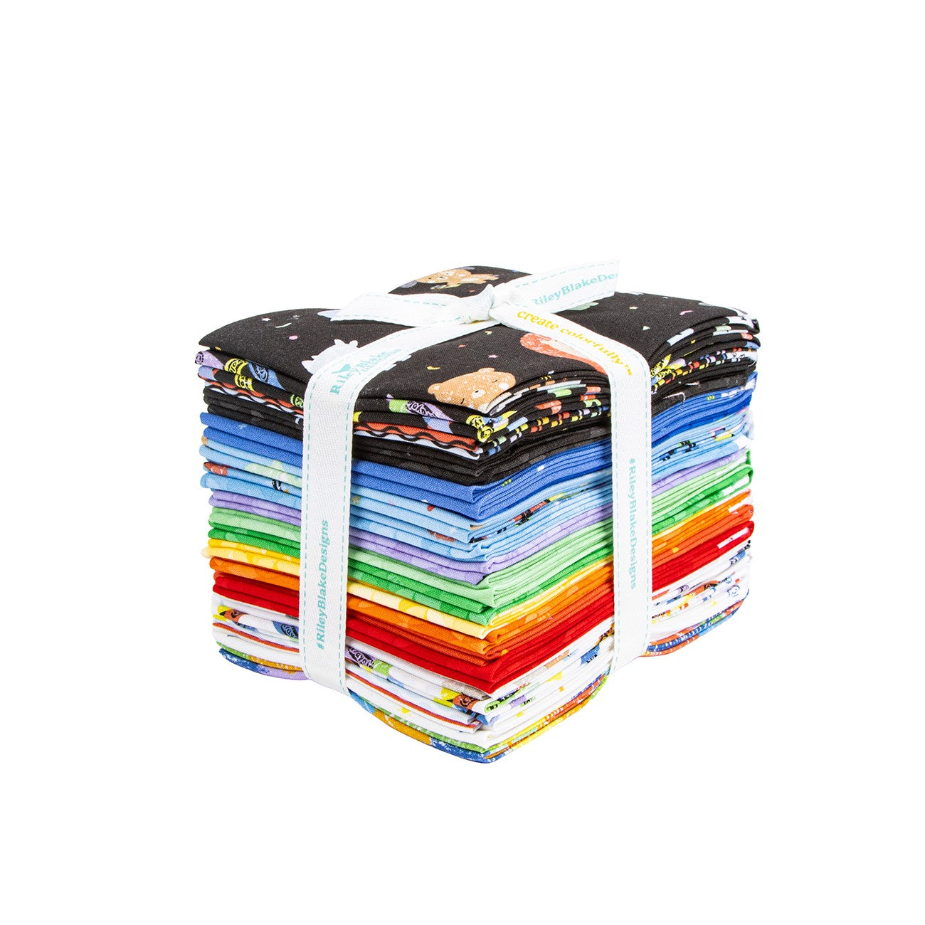 New Box of Crayons Fat Quarter Bundle, 22pcs