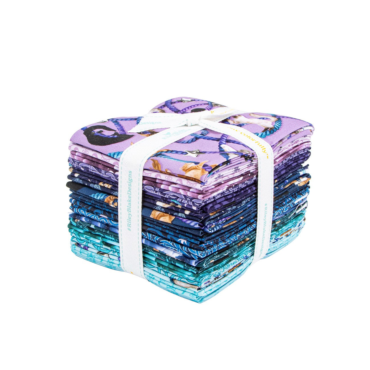 Celtic Cats Fat Quarter Bundle, 21 Pcs.
