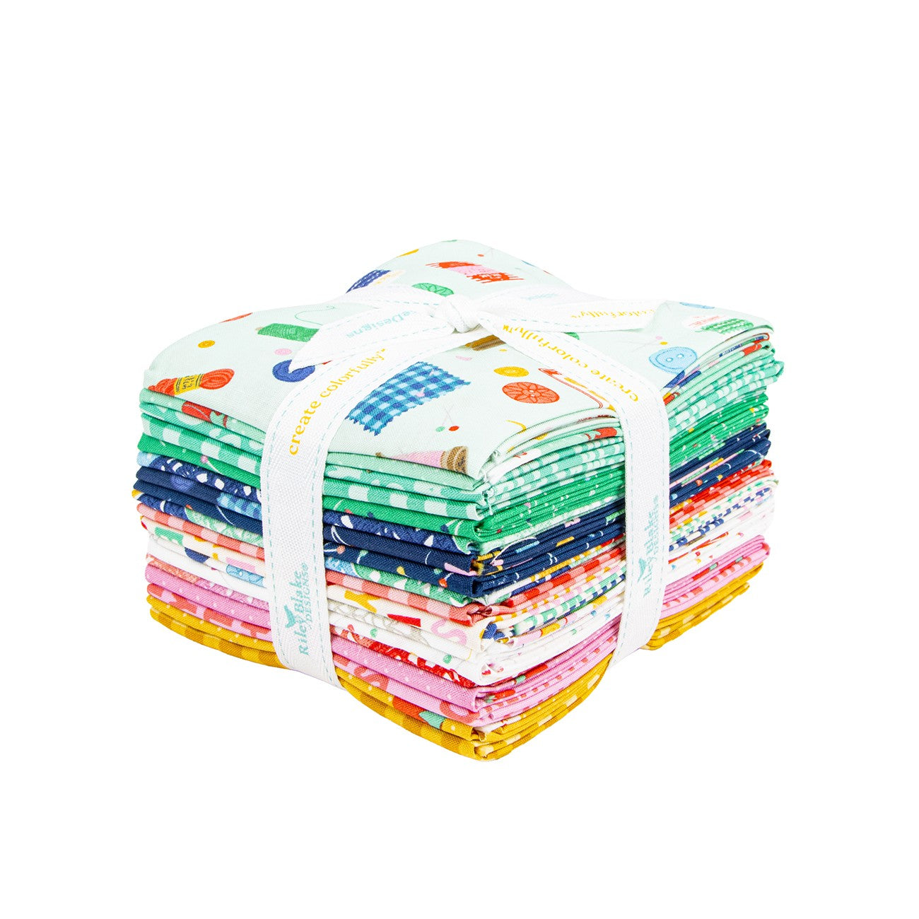 Hand Made Fat Quarter Bundle, 18 Pcs.