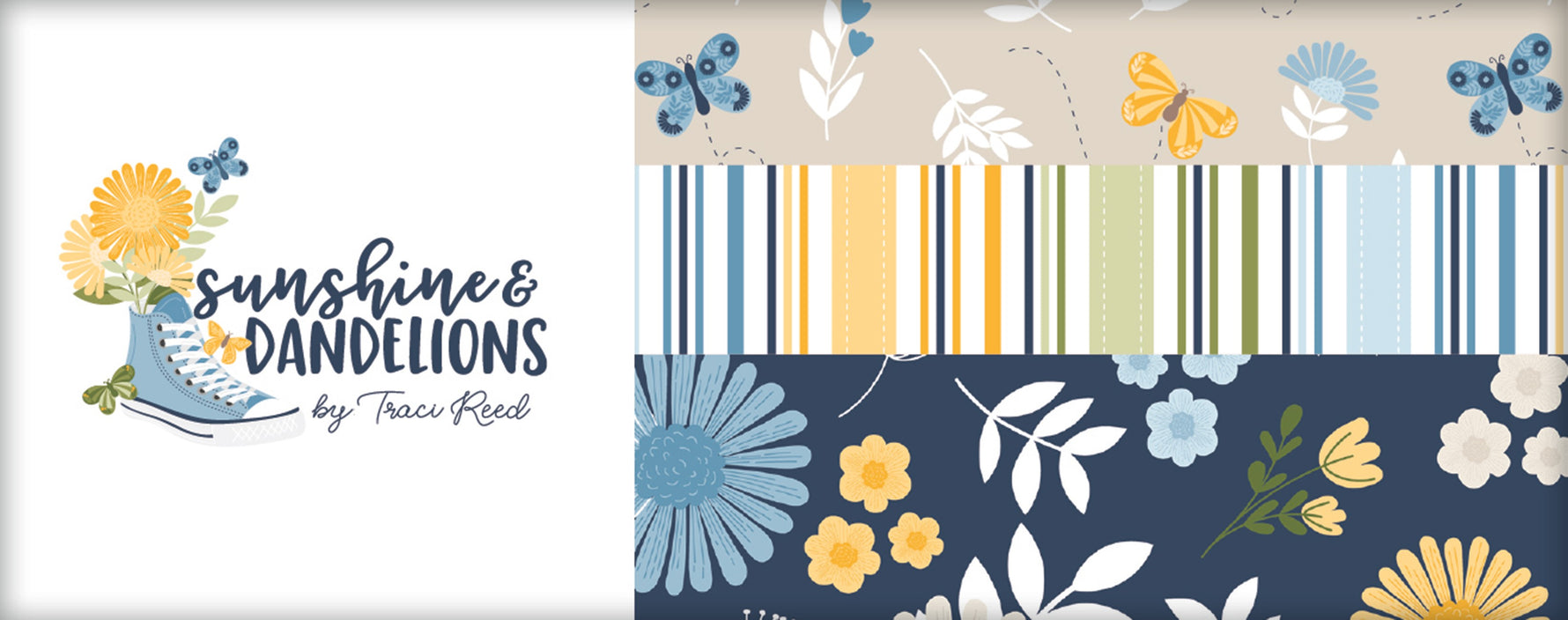 Sunshine & Dandelions Fat Quarter Bundle, 21 Pcs.