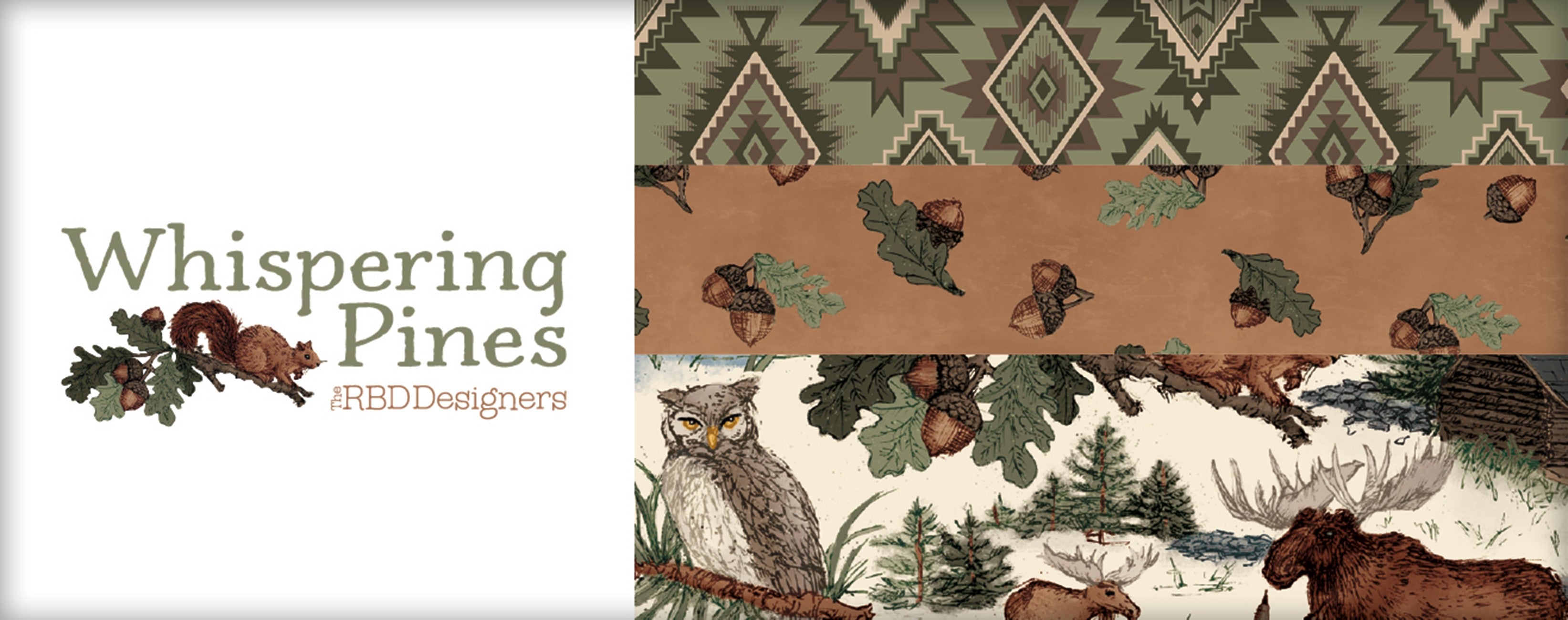 Whispering Pines Fat Quarter Bundle, 18 Pcs.