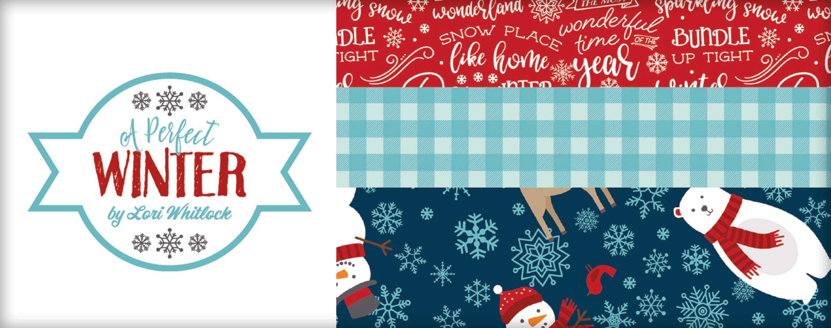 A Perfect Winter Fat Quarter Bundle, 21 Pcs.