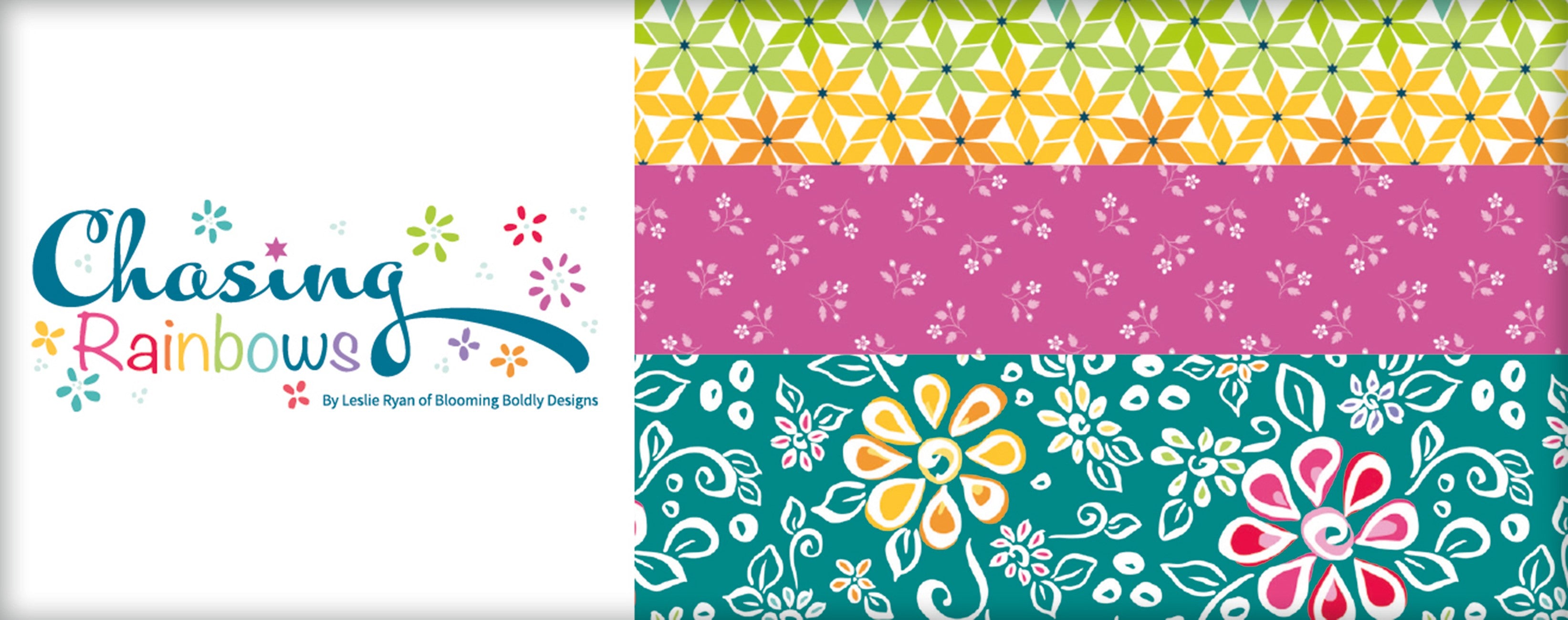 Chasing Rainbows Fat Quarter Bundle, 23 Pcs.