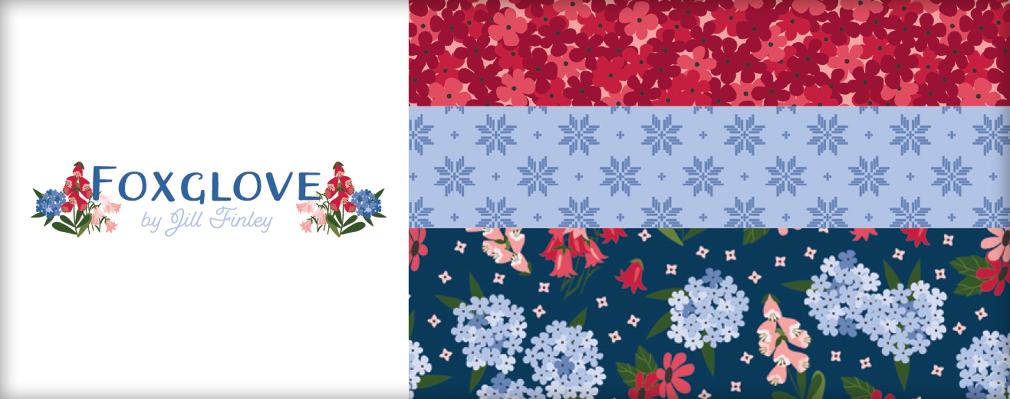 Foxglove Fat Quarter Bundle, 24 Pcs.