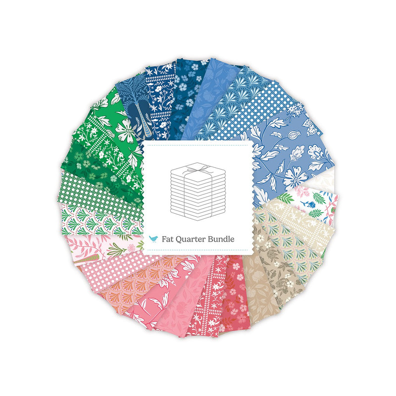 Palmetto Flower Fat Quarter Bundle, 25 Pcs.