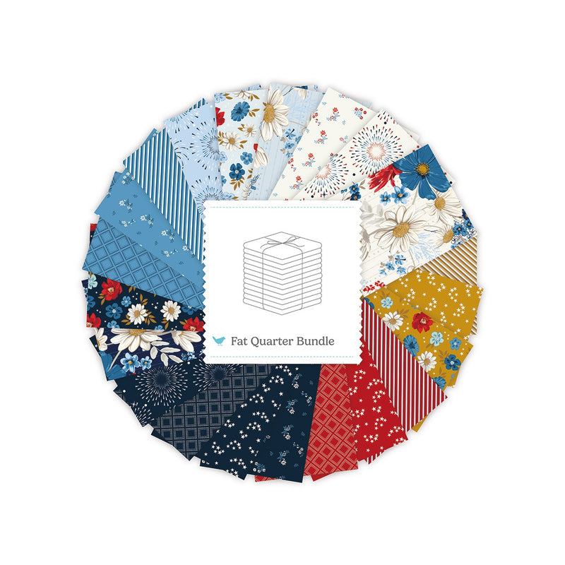Patriotic Pride Fat Quarter Bundle, 21 Pcs.