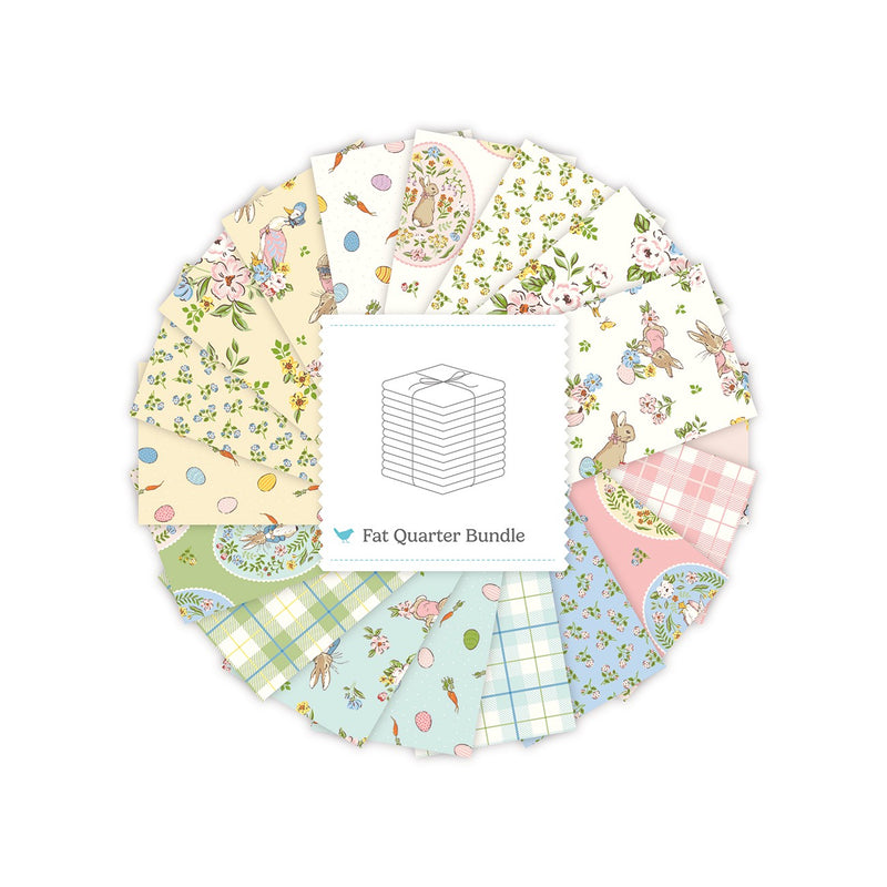 Peter Rabbit Spring Fat Quarter Bundle, 18 Pcs.