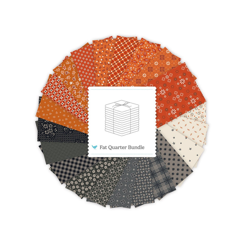 Pumpkin & Licorice Fat Quarter Bundle, 21 Pcs.