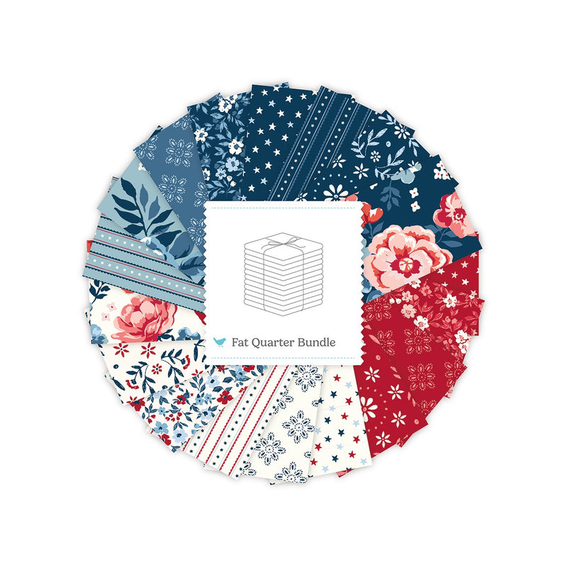 Star-Spangled Garden Fat Quarter Bundle, 18 Pcs.