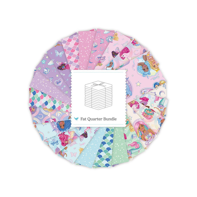 Barbie Fantasy Fat Quarter Bundle, 22 Pcs.