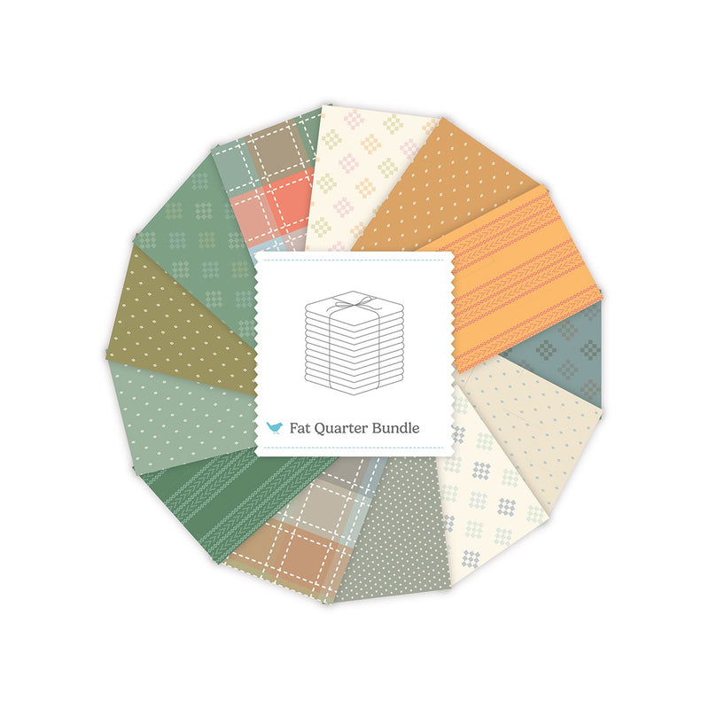 Woven Succulent Fat Quarter Bundle B, 13 Pcs.