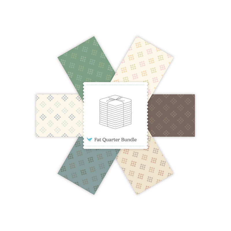 Woven Patchwork Fat Quarter Bundle, 6 Pcs.