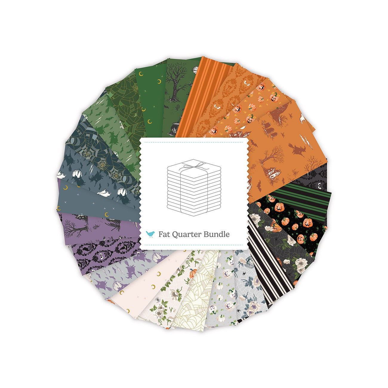 Cobweb Cottage Fat Quarter Bundle, 24 Pcs.