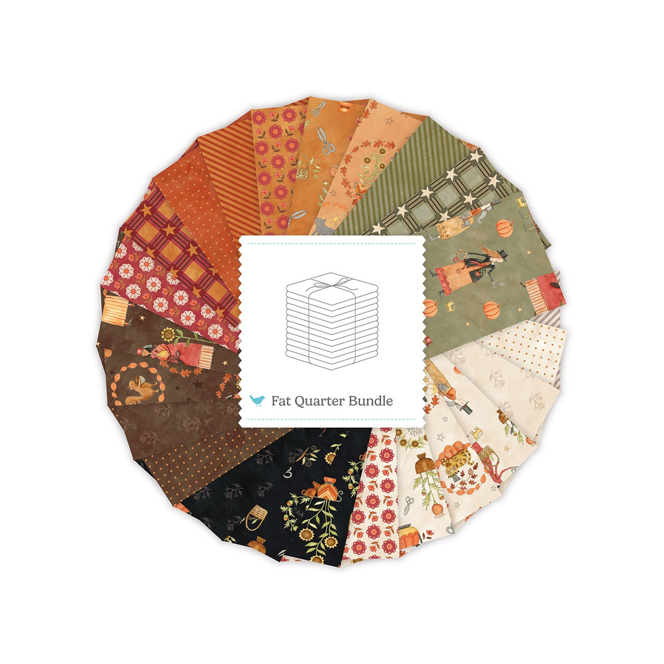 Feels Like Fall Fat Quarter Bundle, 24 Pcs.