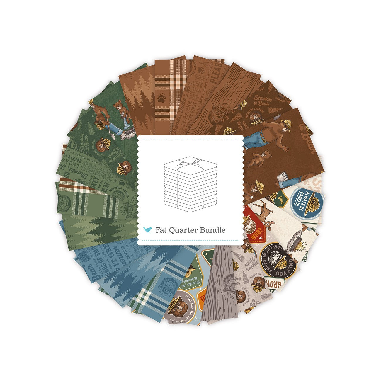 Keep It Green Fat Quarter Bundle, 21 Pcs.