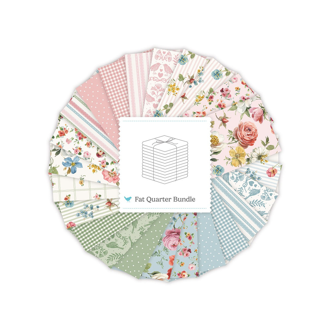 Little Garden Path Fat Quarter Bundle, 24 Pcs.