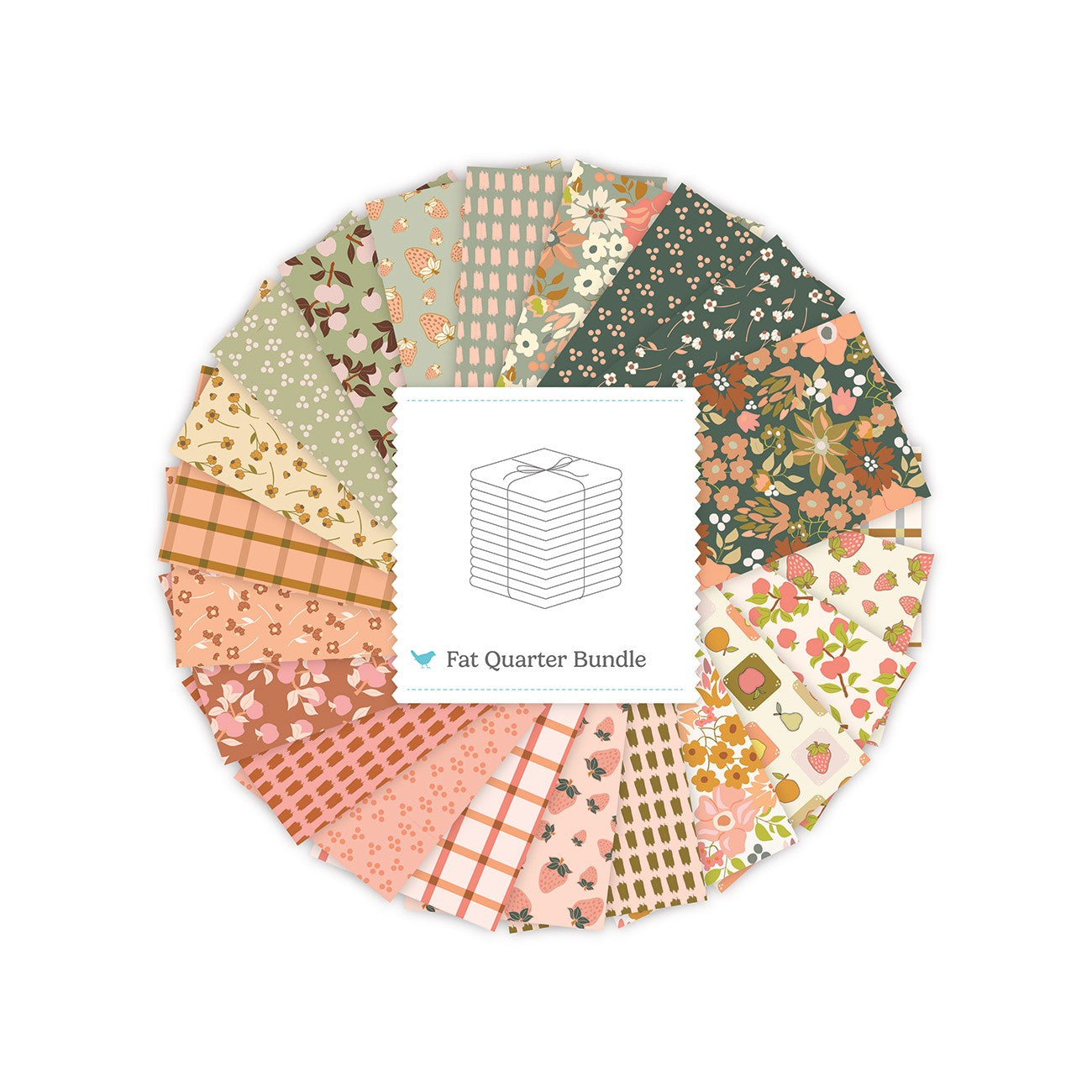 Orchard Blooms Fat Quarter Bundle, 22 Pcs.