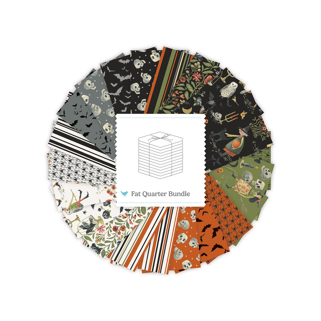 Witchy Vibes Fat Quarter Bundle, 21 Pcs.