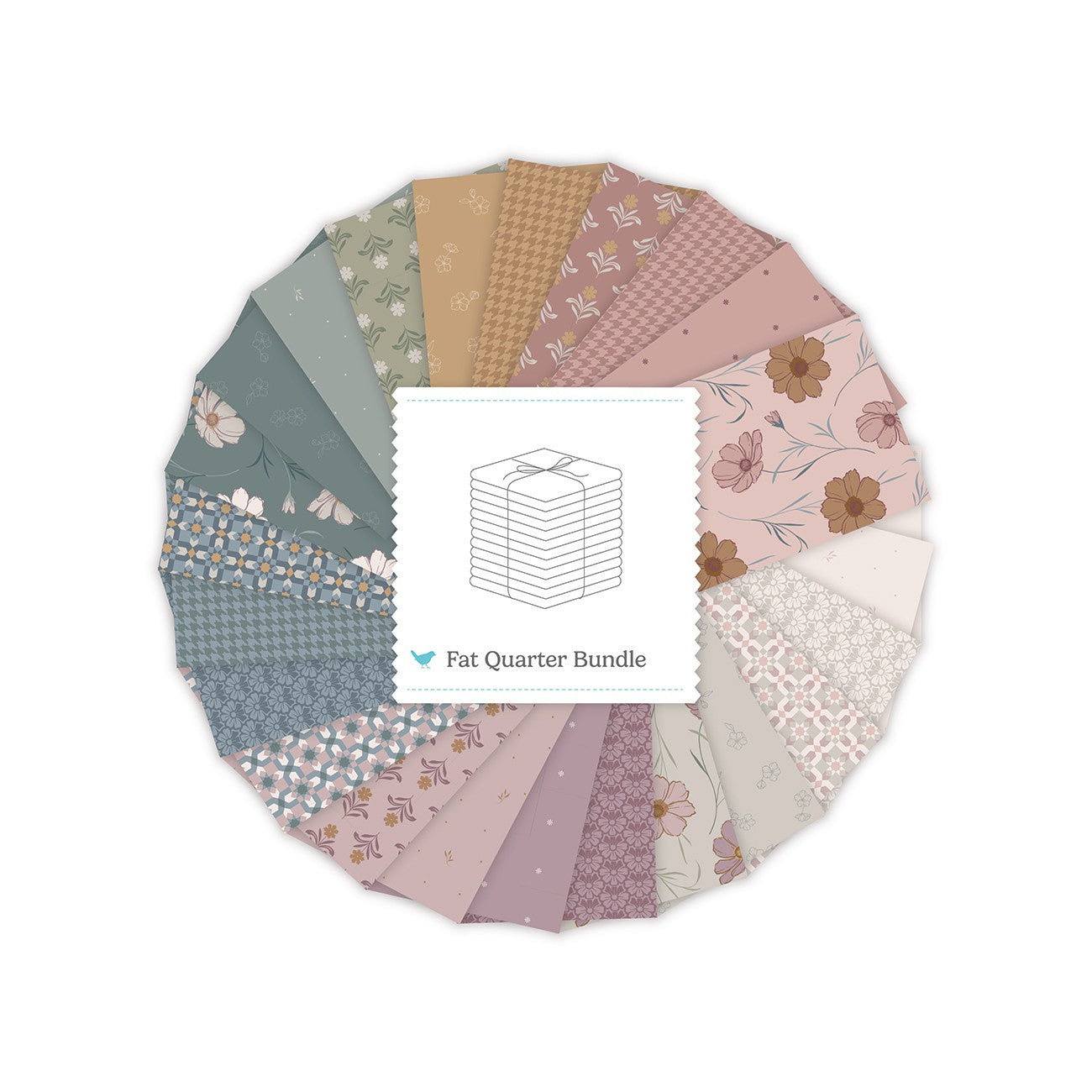 Petal & Patch Fat Quarter Bundle, 24 Pcs.