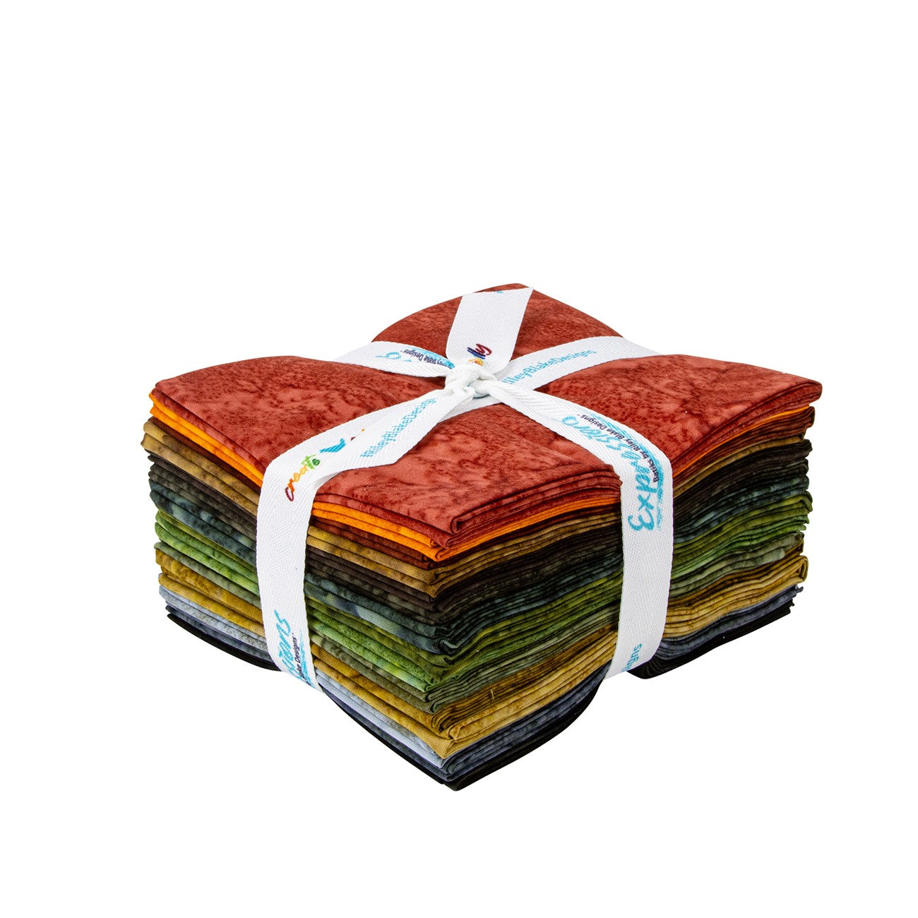 Batiks Hand-Dyes Woodland Elegance Fat Quarter Bundle, 16 Pcs.