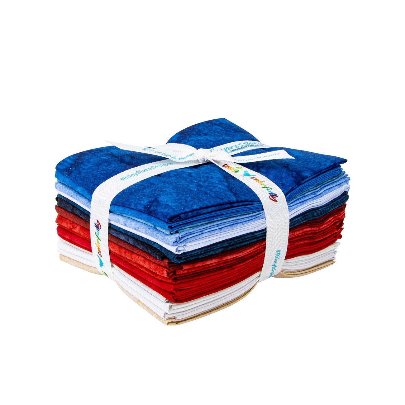 Batiks Hand-Dyes Freedom Flair Fat Quarter Bundle, 16 Pcs.