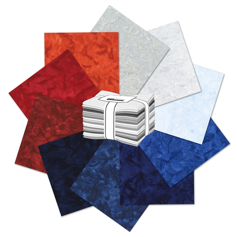 Fat Quarter Bundles Prisma Dyes 10pcs