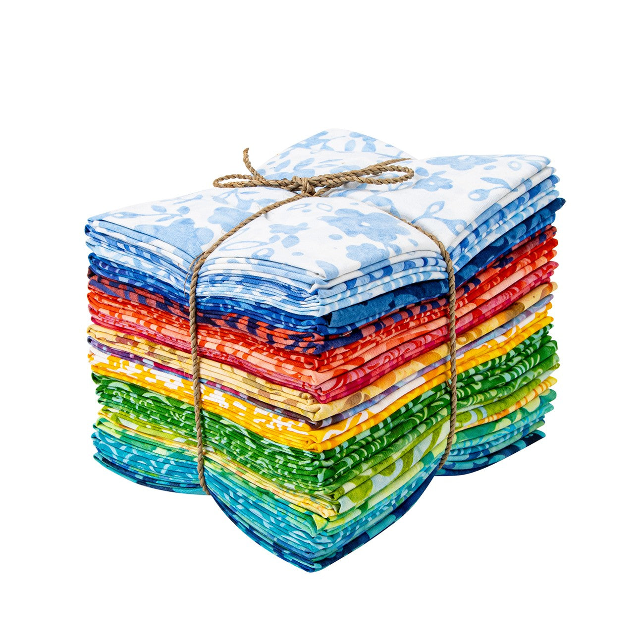 Batiks Geometric Splash Fat Quarter Bundle, 24 Pcs.