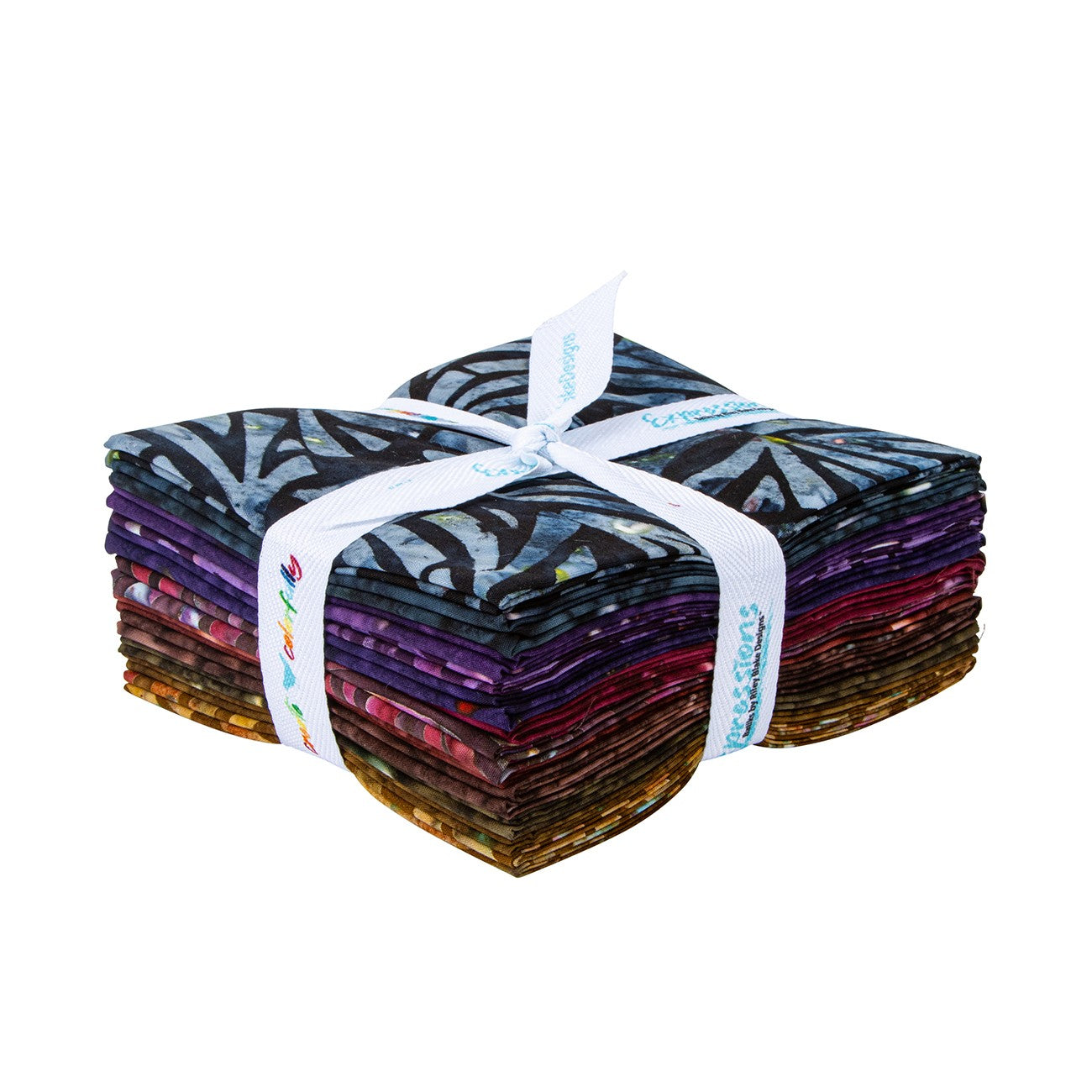 Batiks Color Beads Fat Quarter Bundle, 12pcs
