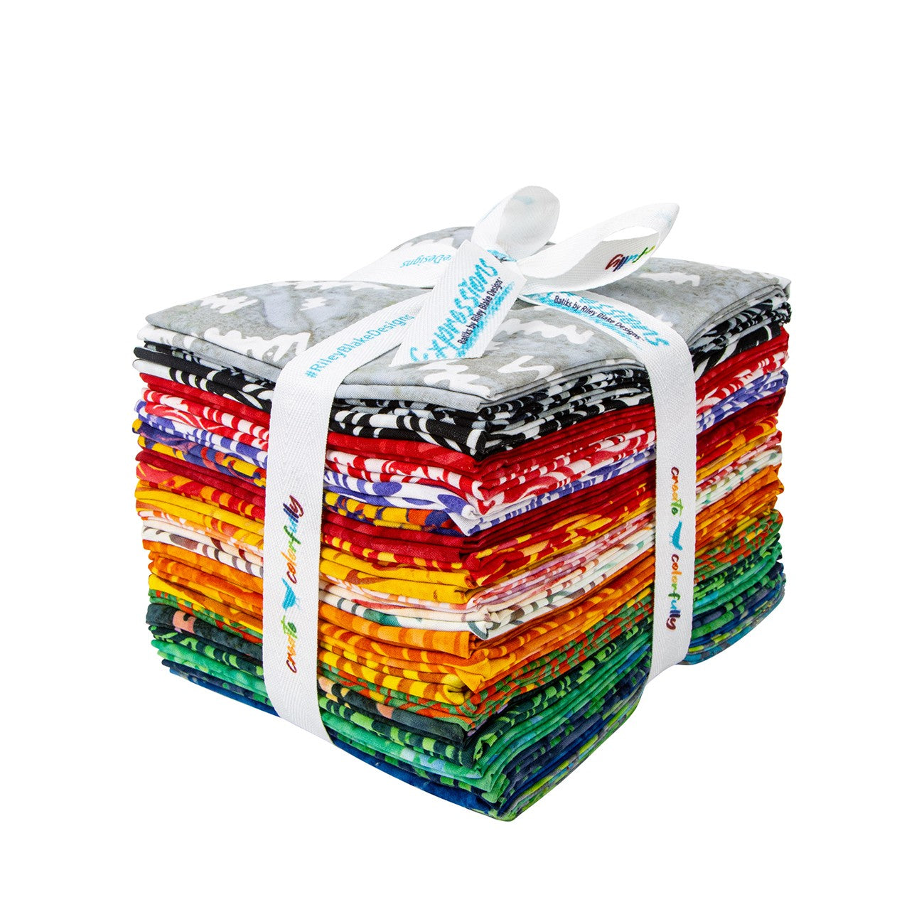 Batiks Good Vibrations Fat Quarter Bundle, 22pcs
