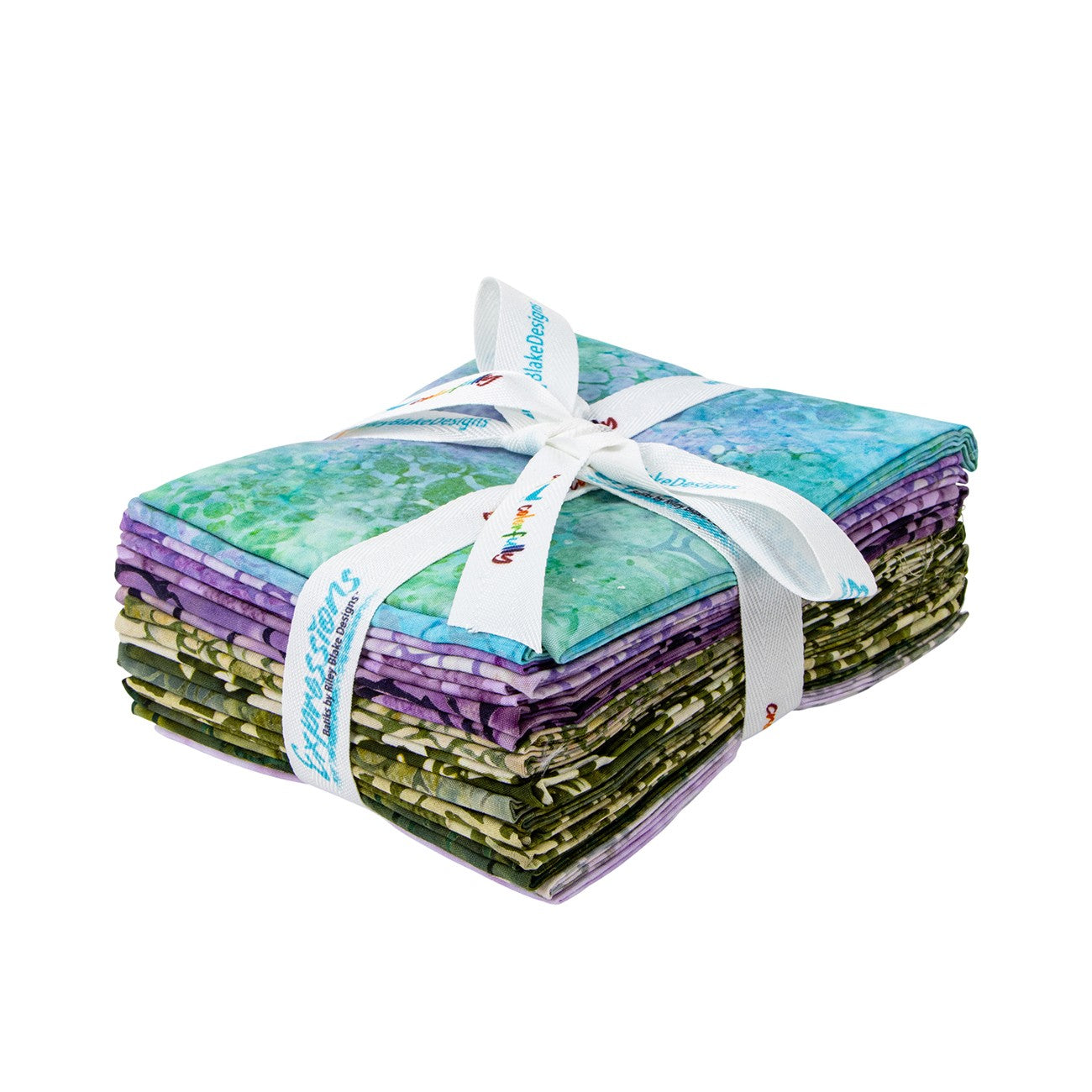 Batiks Plant-Based Fat Quarter Bundle A, 10pcs