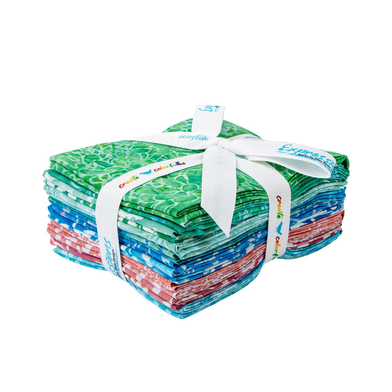 Batiks Plant-Based Fat Quarter Bundle B, 11pcs