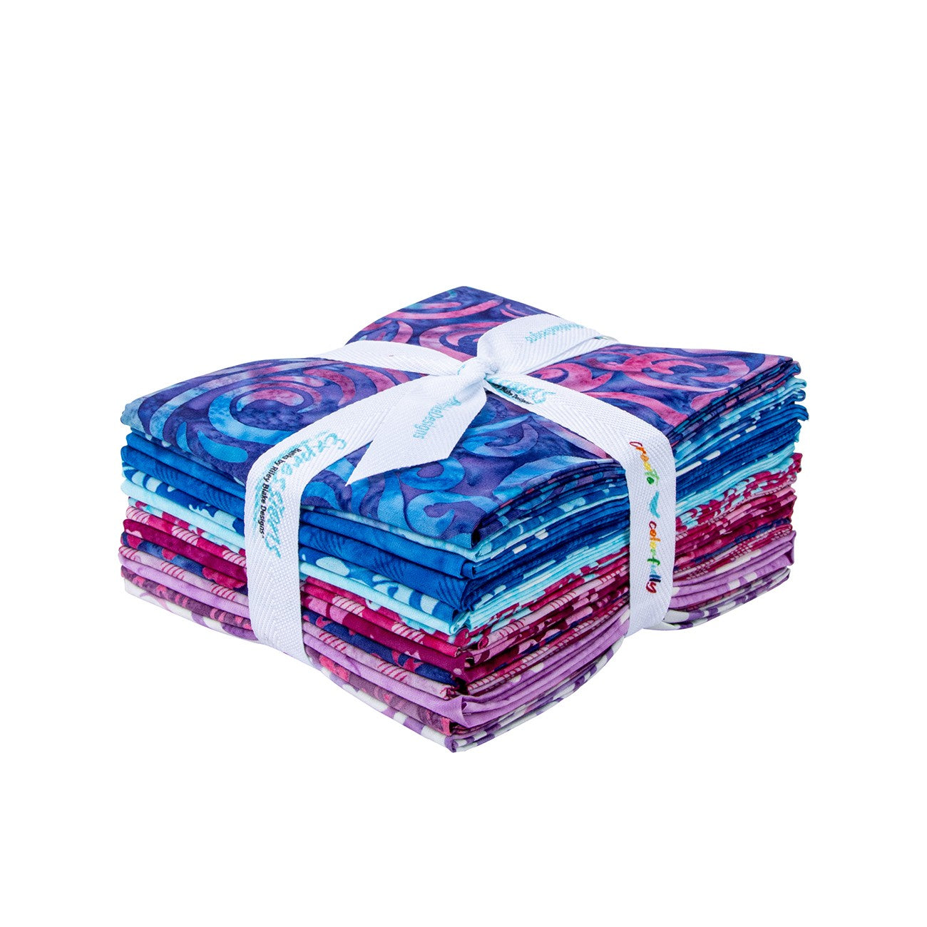 Batiks Daisy Dots Fat Quarter Bundle A, 14 Pcs.