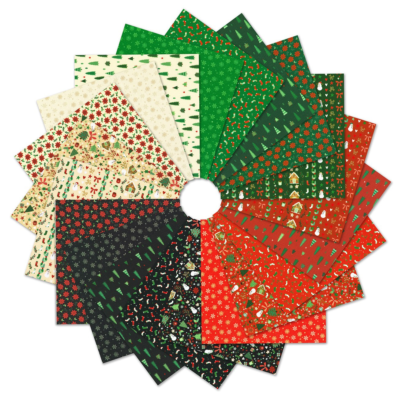 Fat Quarter Tiny Tidings, 20pcs/bundle