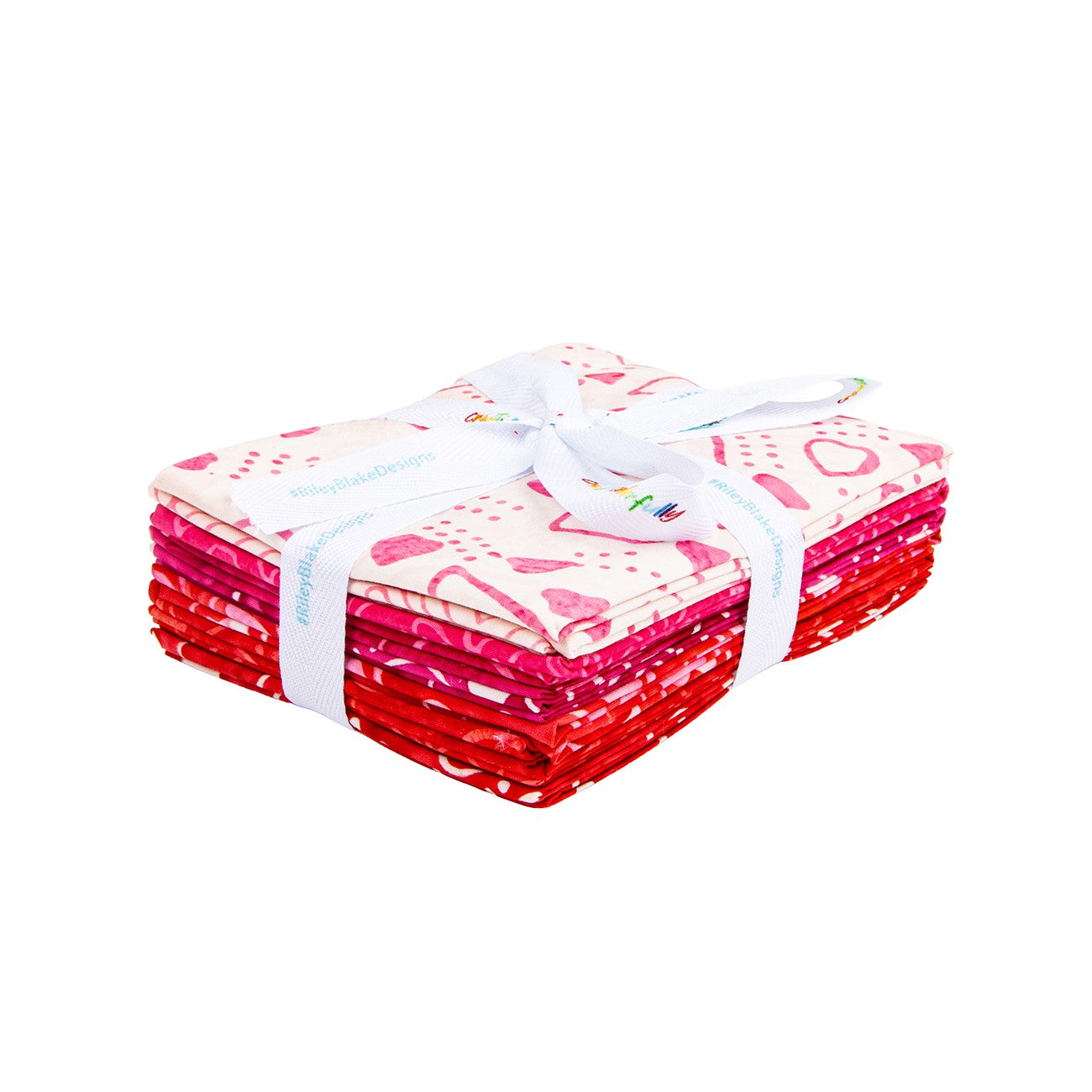 Batiks Love Punch Fat Quarter Bundle, 9 Pcs.
