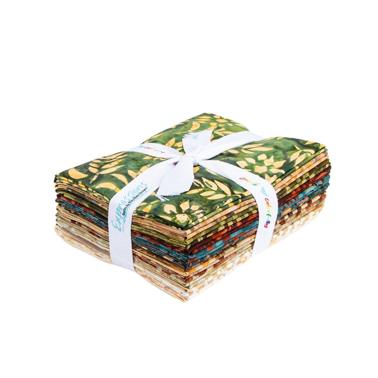 Batiks Holiday Charm Smoky Grove Fat Quarter Bundle C, 12 Pcs.