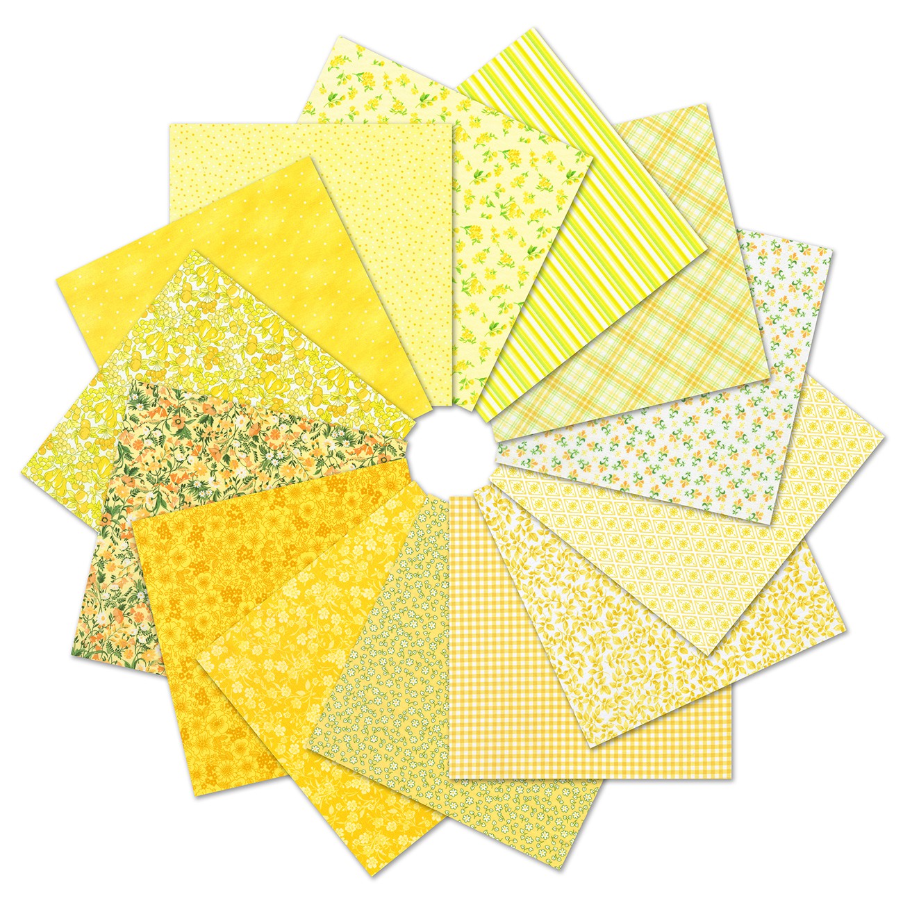 Fat Quarters, Banana Colorstory, 14pcs/bundle