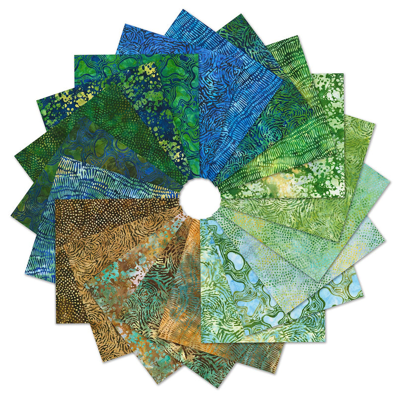 Fat Quarter Bundle Wild Terrain, 15pcs/bundle