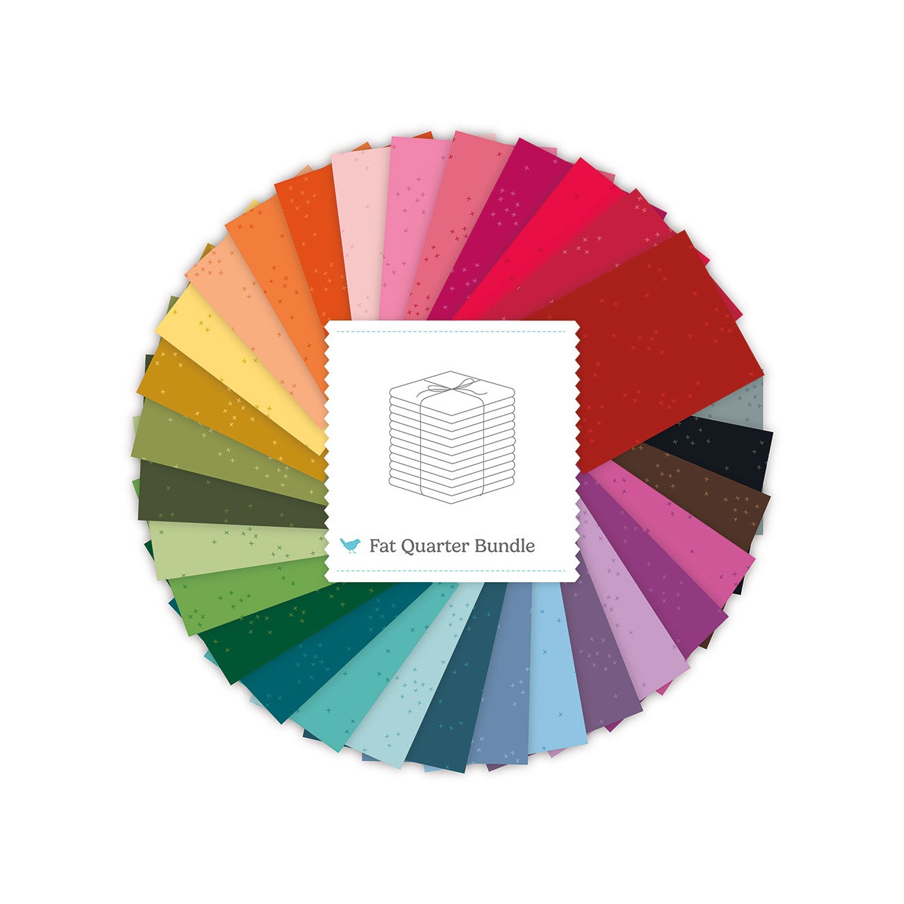 Scattered-A-Cross Colors Fat Quarter Bundle, 30 Pcs.