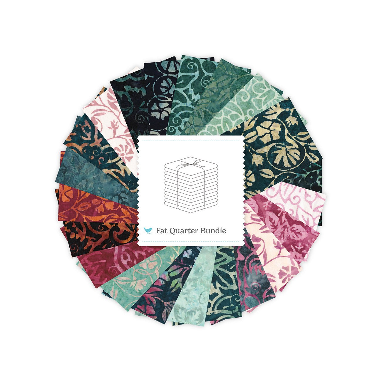 Batiks Market Bouquet Fat Quarter Bundle 21 Pcs.